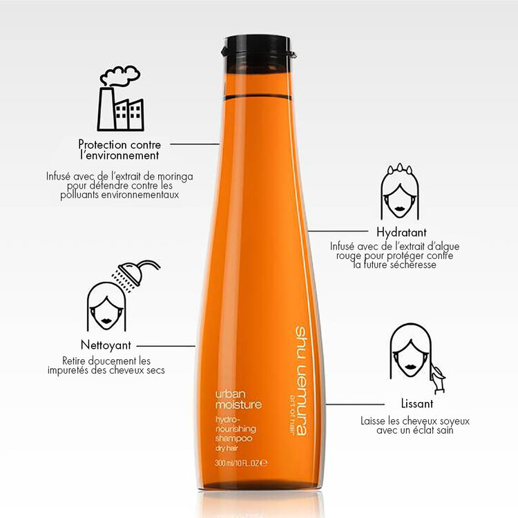 SHU UEMURA Urban Moisture | Hydro-Nourishing Shampoo 300 ml (10 fl. oz)