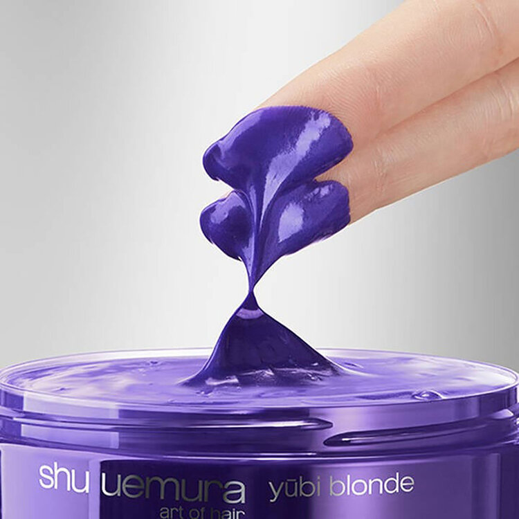 SHU UEMURA Yubi Blonde | Anti-Brass Purple Mask - Corrective Hair Balm (200ml/6 fl. oz)
