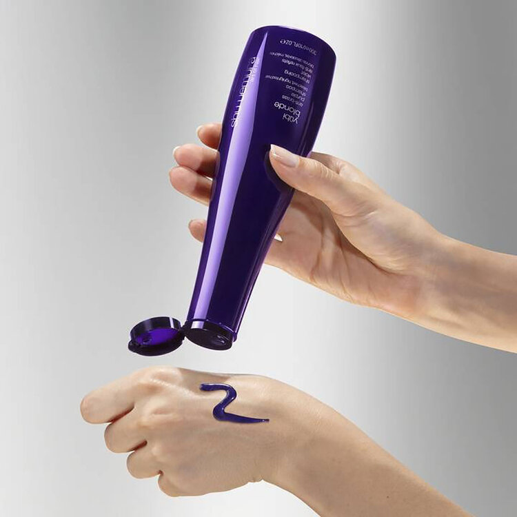 SHU UEMURA Yubi Blonde | Anti-Brass Purple Shampoo - Neutralizes Yellow Tones (300ml/10 fl. oz)