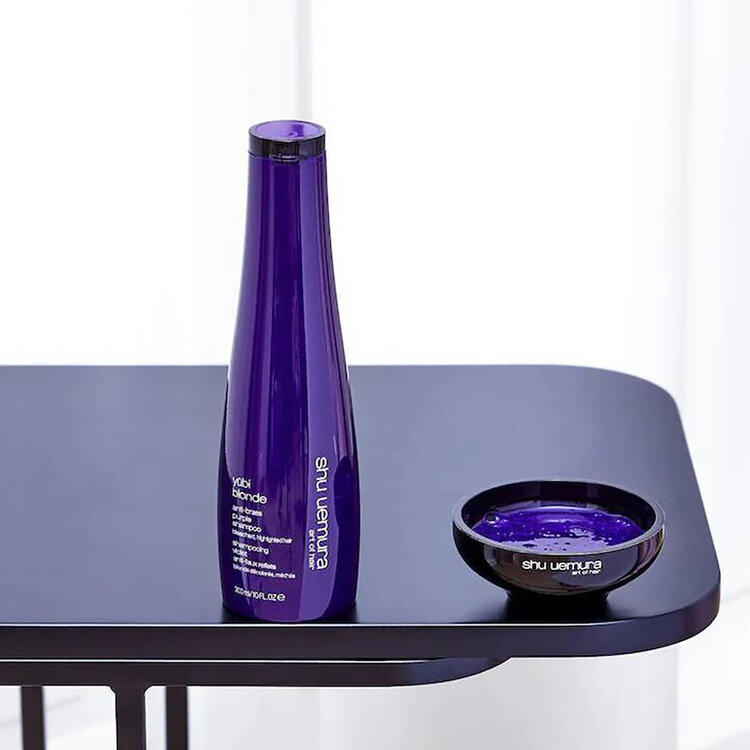 SHU UEMURA Yubi Blonde | Anti-Brass Purple Shampoo - Neutralizes Yellow Tones (300ml/10 fl. oz)