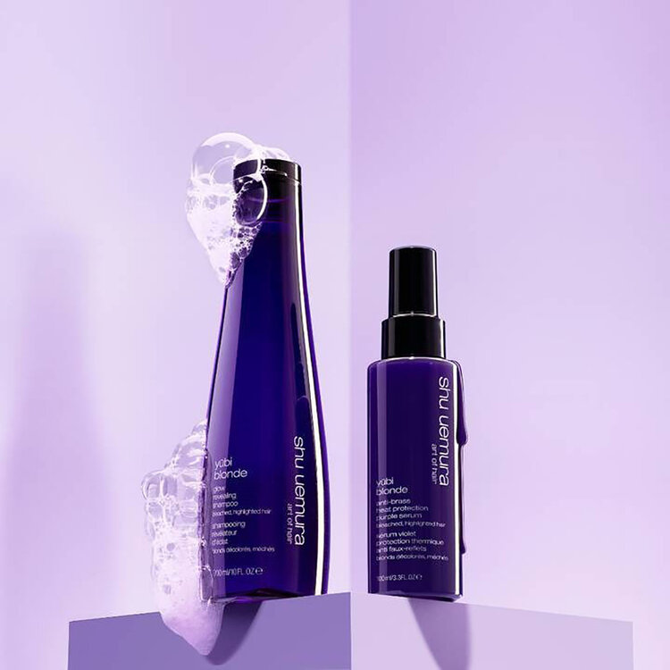 SHU UEMURA Yubi Blonde | Glow Revealing Shampoo - Enhances Blonde Radiance (300ml/10 fl. oz)