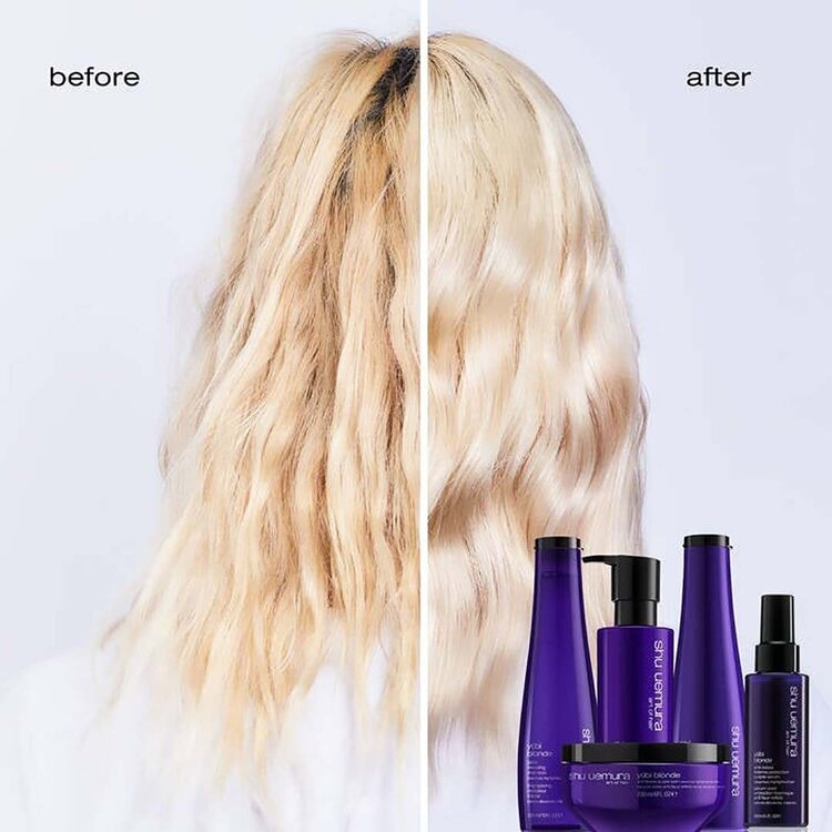 SHU UEMURA Yubi Blonde | Glow Revealing Shampoo - Enhances Blonde Radiance (300ml/10 fl. oz)
