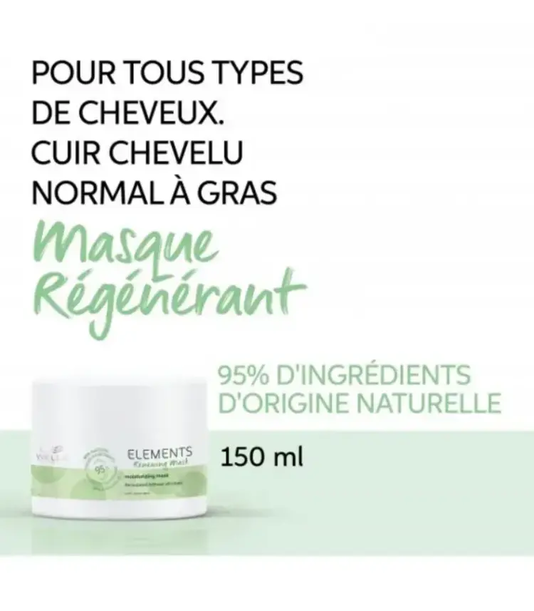 WELLA WELLA - ELEMENTS Masque Regénérant Hydratant