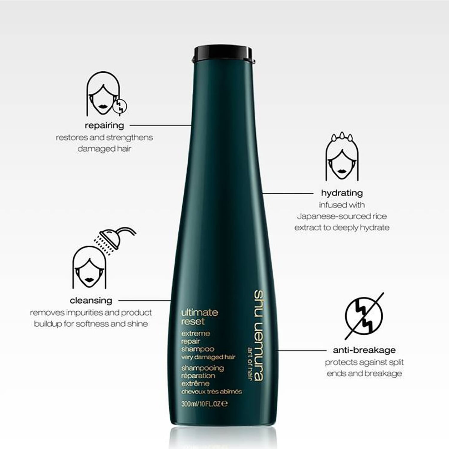 Shu Uemura Ultimate Reset Extreme Repair Shampoo - Industria