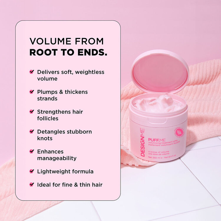 DESIGN.ME Puff.Me | Traitement Volumisant Fouetté – Volume Aérien et Matière Légère Dès Le Séchage