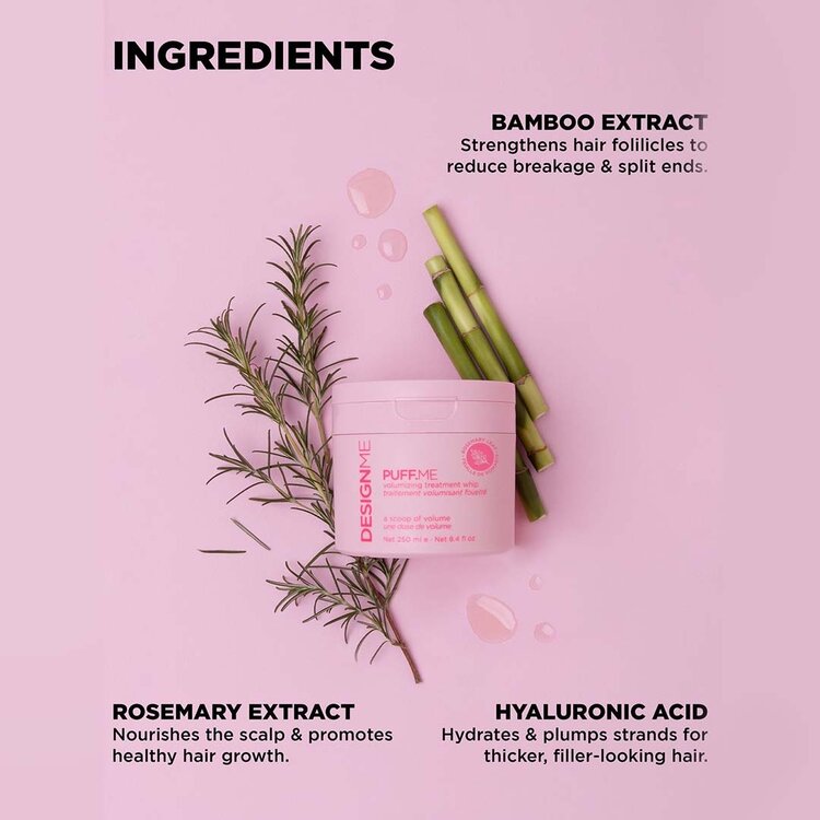 DESIGN.ME Puff.Me | Traitement Volumisant Fouetté – Volume Aérien et Matière Légère Dès Le Séchage
