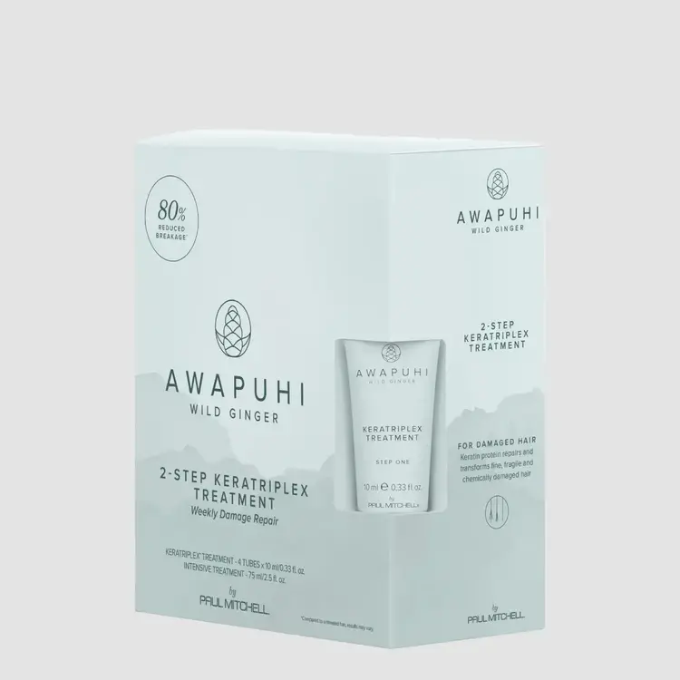 AWAPUHI Wild Ginger REPAIR 2-Step Keratriplex Treatment Boîte de 10 Tubes - 10ml (0.33 oz)