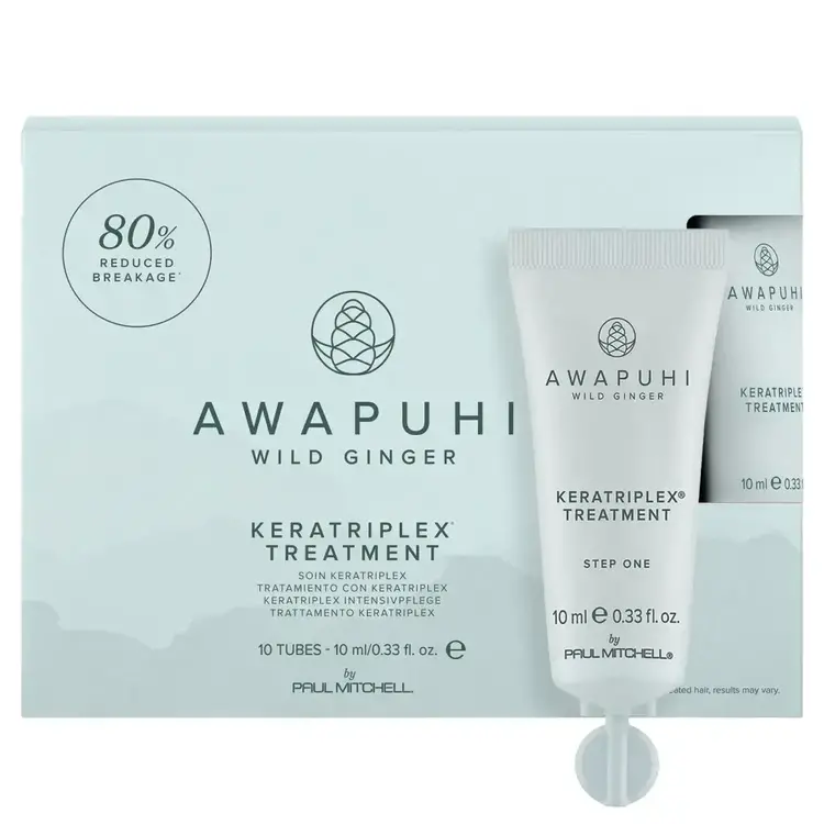 AWAPUHI Wild Ginger REPAIR 2-Step Keratriplex Treatment Boîte de 10 Tubes - 10ml (0.33 oz)