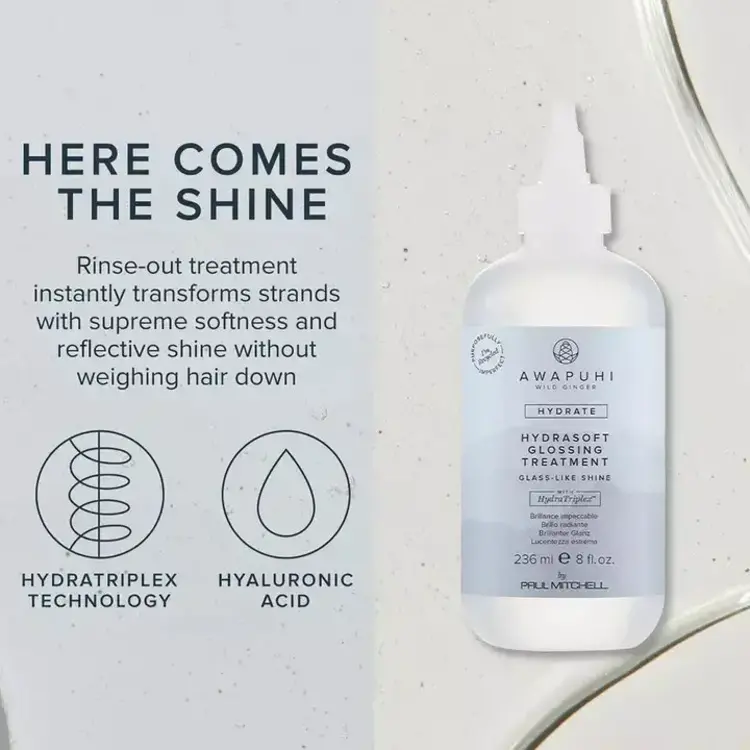 AWAPUHI Wild Ginger Hydrasoft Glossing Treatment - Soin Gloss Hydratant et Brillance Soyeuse