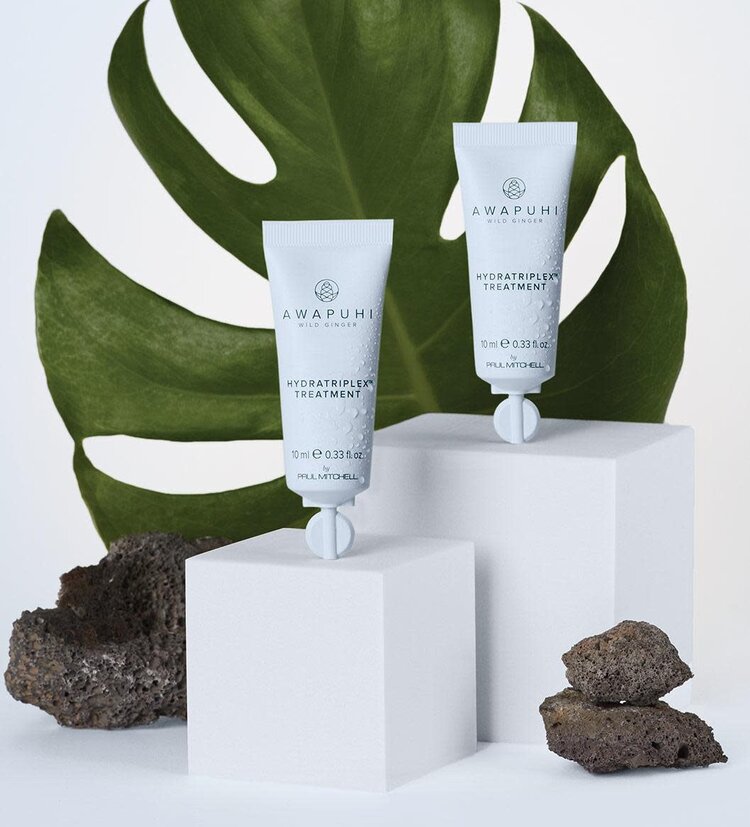 AWAPUHI Wild Ginger HYDRATE Hydratriplex Treatment - Boîte de 10 Tubes/10ml (0.33 oz)