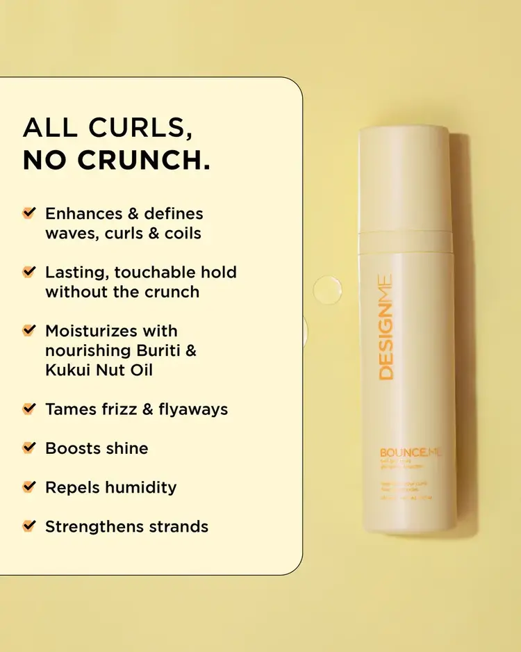 DESIGN.ME Bounce.Me | Curl Gel Spray – Defined Curls With Soft, Frizz-Controlled Hold