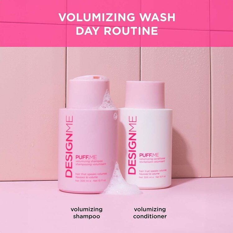 DESIGN.ME Puff.Me | Volumizing Shampoo – Gentle Cleanse With Instant Root Lift and Airy Body