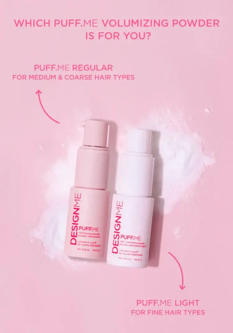 DESIGN.ME Puff.Me | Volumizing Powder 9.1 g (0.32 oz) – Instant Root Lift and Lightweight Texture