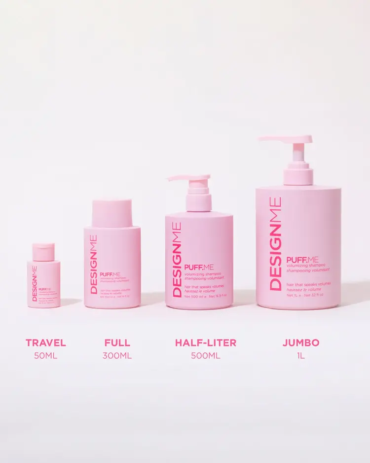 DESIGN.ME Puff.Me | Volumizing Shampoo – Gentle Cleanse With Instant Root Lift and Airy Body
