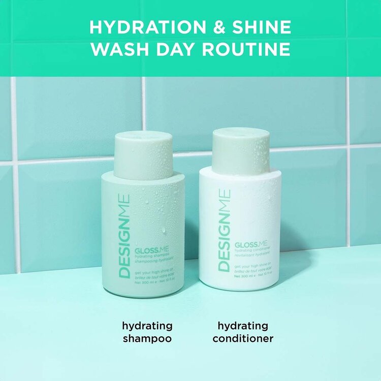 DESIGN.ME Gloss.Me | Shampooing Hydratant – Nettoie en Douceur et Redonne Brillance et Souplesse