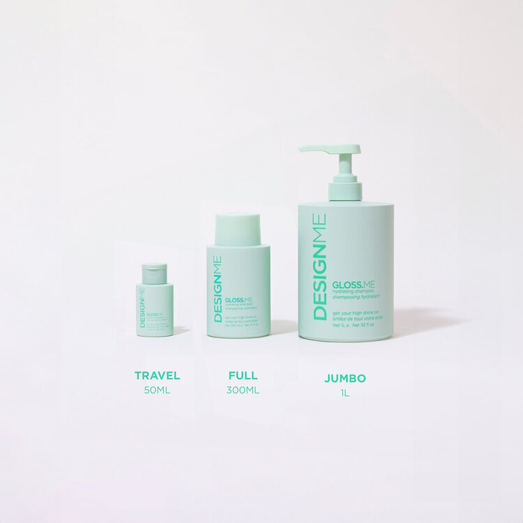 DESIGN.ME Gloss.Me | Shampooing Hydratant – Nettoie en Douceur et Redonne Brillance et Souplesse