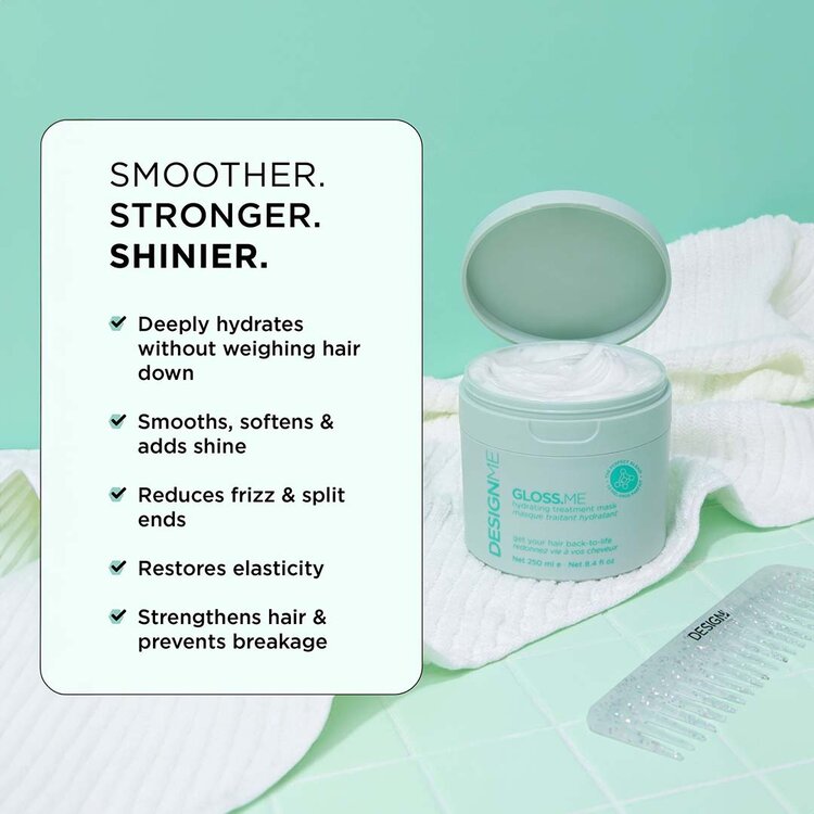 DESIGN.ME Gloss.Me | Hydrating Treatment Mask – Deep Nourishment and Long-Lasting Shine Without Weight