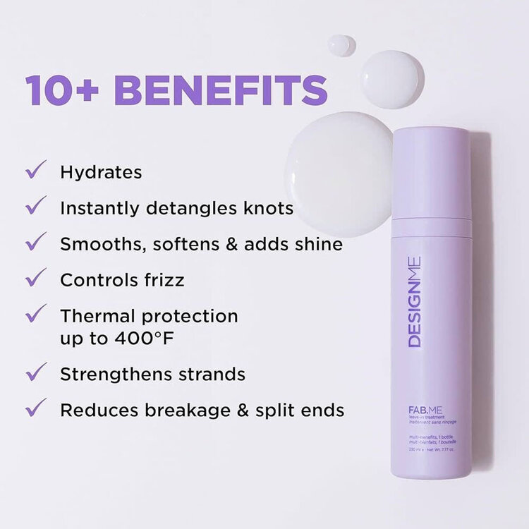 DESIGN.ME Fab.Me | Leave-In Treatment – Detangles, Smooths and Protects in One Step