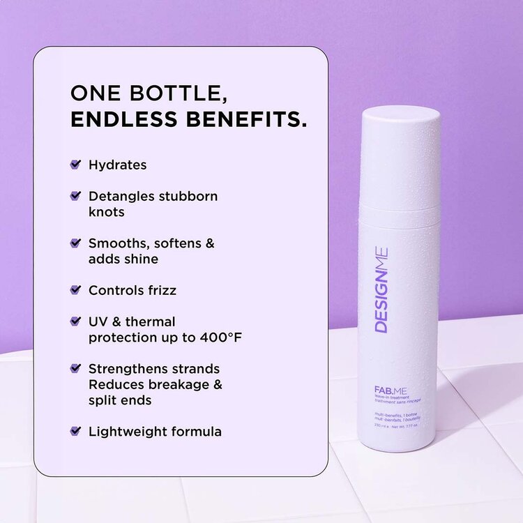 DESIGN.ME Fab.Me | Leave-In Treatment – Detangles, Smooths and Protects in One Step