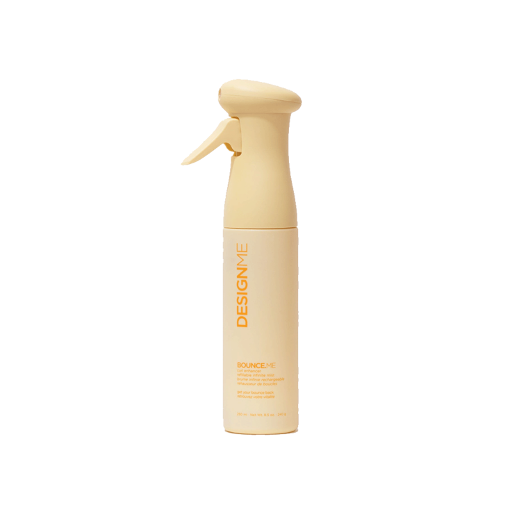 DESIGN.ME Bounce.Me | Brume Infinie Rehausseur de Boucles (250 ml / 8.5 oz) – Ravive, Redéfinit et Hydrate les Boucles Entre Deux Lavages