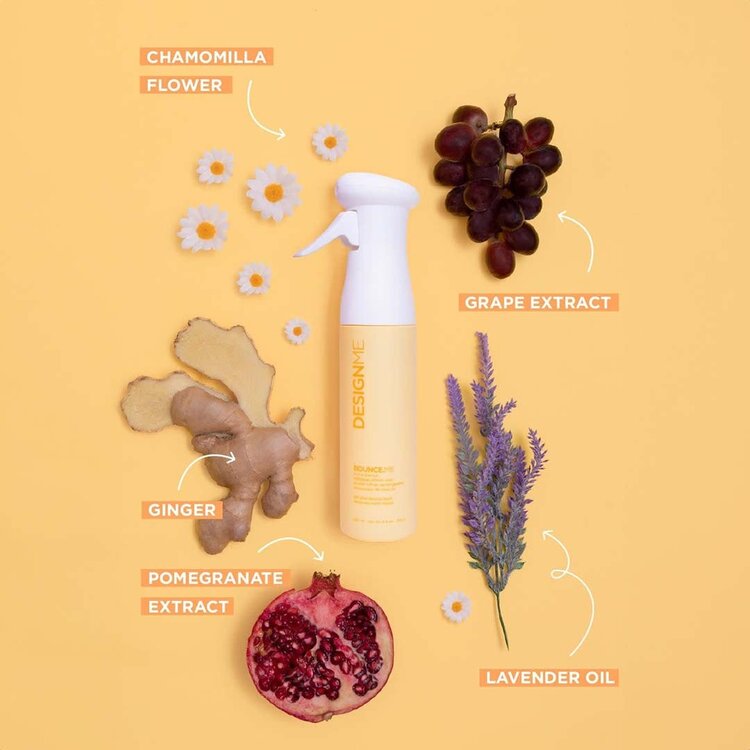 DESIGN.ME Bounce.Me | Brume Infinie Rehausseur de Boucles (250 ml / 8.5 oz) – Ravive, Redéfinit et Hydrate les Boucles Entre Deux Lavages