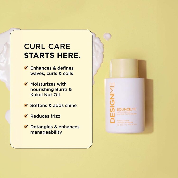 DESIGN.ME Bounce.Me | Curl Conditioner – Detangles, Hydrates and Defines Without Weighing Down