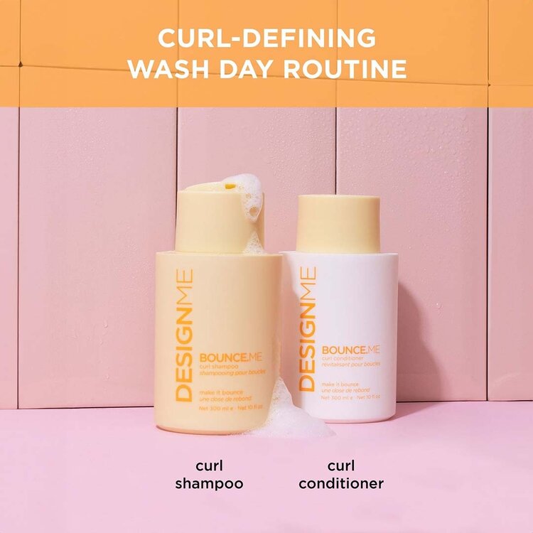 DESIGN.ME Bounce.Me | Shampooing pour Boucles – Nettoie en Douceur, Hydrate et Définit Sans Alourdir