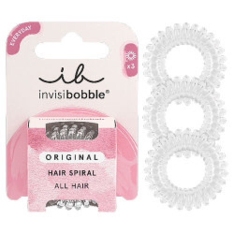 INVISIBOBBLE INVISIBOBBLE - HAIR SPIRAL | All Hair Élastiques ORIGINAL - Crystal Clear