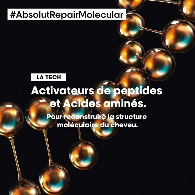 L'ORÉAL PROFESSIONNEL Serie Expert | Absolut Repair Molecular | Rinse-Off Serum 250 ml (8.4 fl. oz)