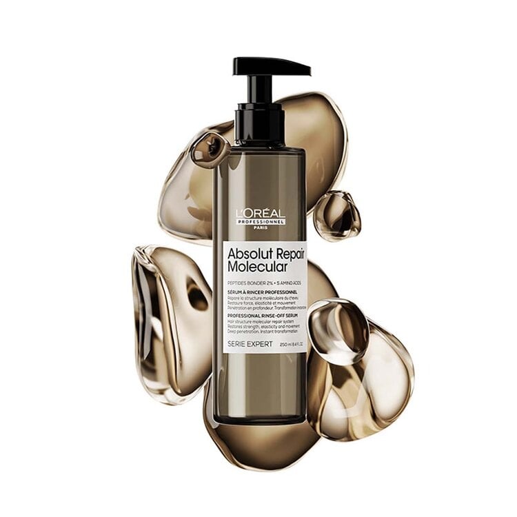 L'ORÉAL PROFESSIONNEL Serie Expert | Absolut Repair Molecular | Rinse-Off Serum 250 ml (8.4 fl. oz)