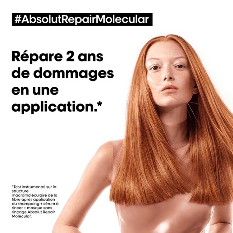 L'ORÉAL PROFESSIONNEL Serie Expert | Absolut Repair Molecular | Masque Sans Rinçage 100ml (3.4 oz)