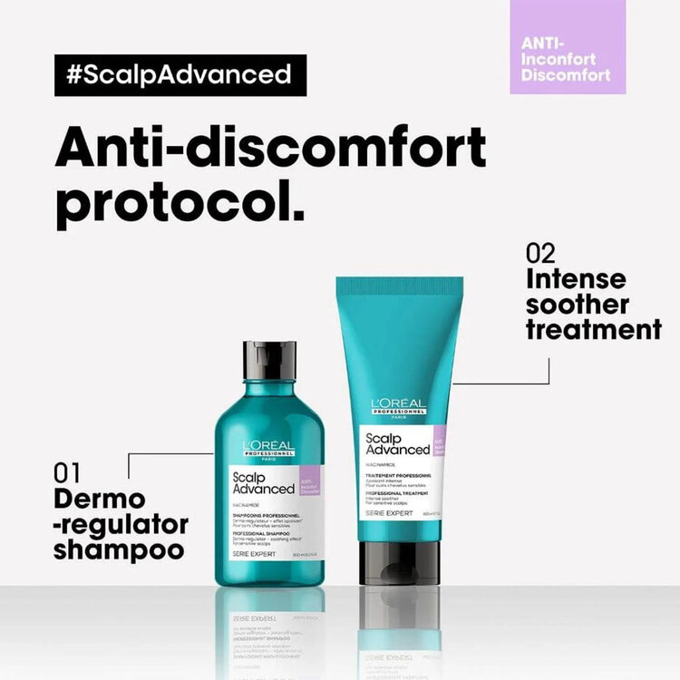 L'ORÉAL PROFESSIONNEL Serie Expert | Scalp Advanced | Anti-Inconfort | Traitement Apaisant Intense 200ml (6.7 fl. oz)