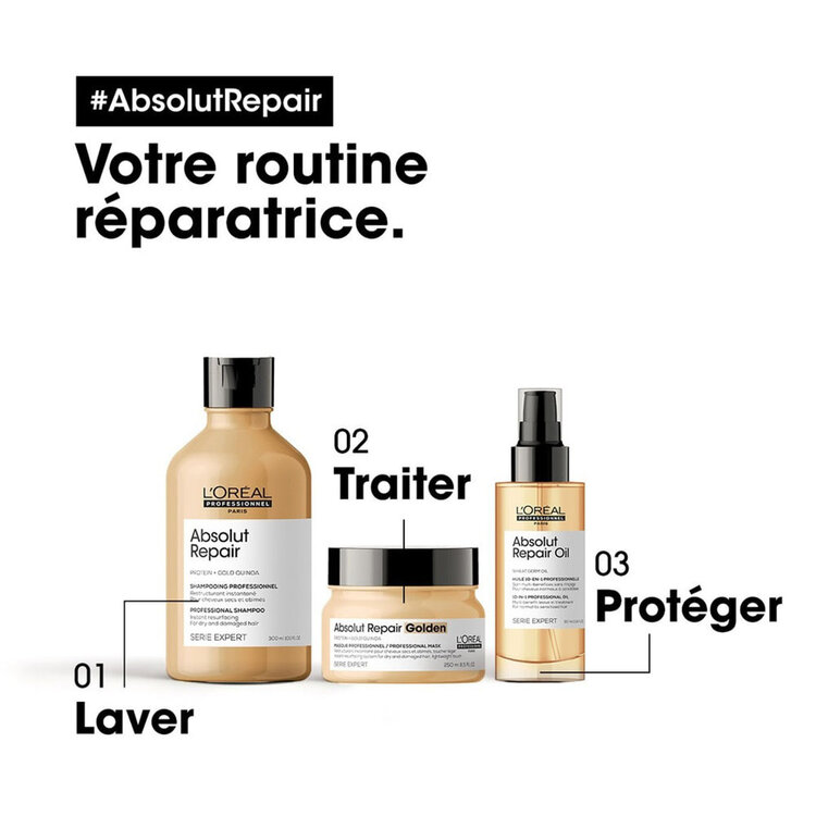 L'ORÉAL PROFESSIONNEL Serie Expert | Absolut Repair | Huile 10-en-1