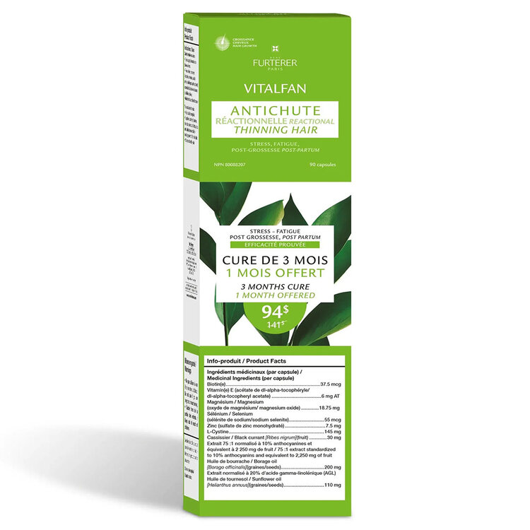 René FURTERER Paris ***Vitalfan | Complément Alimentaire Antichute Réactionnelle