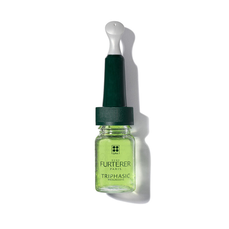 René FURTERER Paris Triphasic | Progressive | ***Rituel de Sérum Concentré pour Cheveux Clairsemés (8 Ampoules*5.5ml)