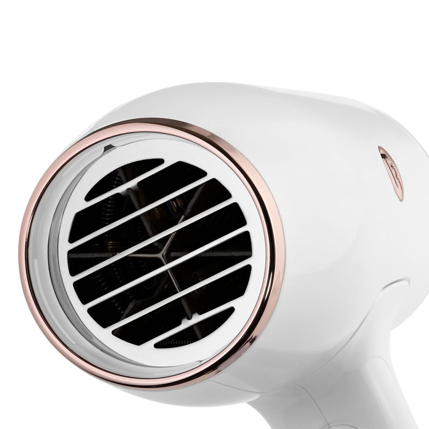 Hair Trends || White and Rose Gold High Speed Blow Dryer T3 Aireluxe | Hair Dryer and Brush Set - White & Rose Gold  main image 2
