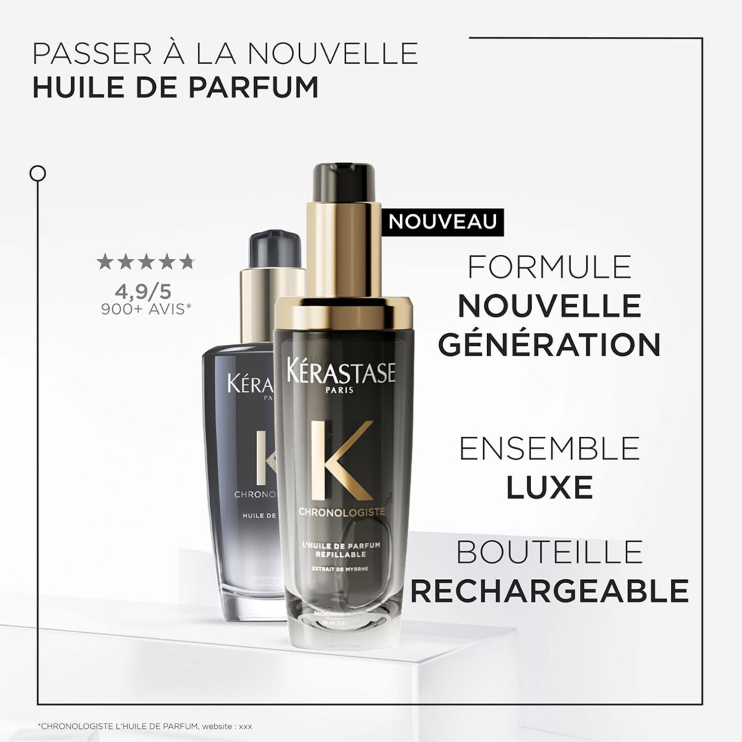 Kérastase Chronologiste L'Huile de Parfum Rechargeable - INDUSTRIA