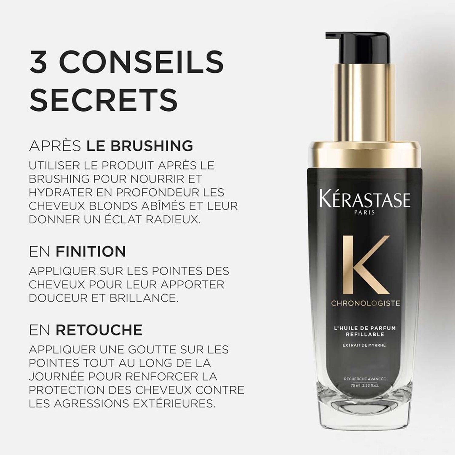 Kérastase Chronologiste L'Huile de Parfum Rechargeable - INDUSTRIA