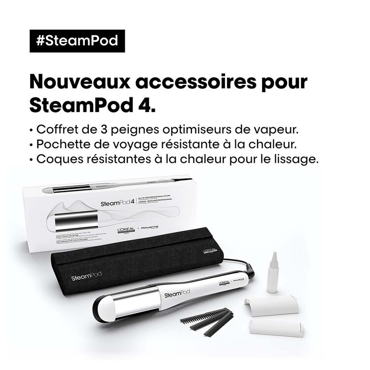 L'ORÉAL PROFESSIONNEL Steampod 4.0 | Fer à Vapeur TOUT-en-UN Professionnel
