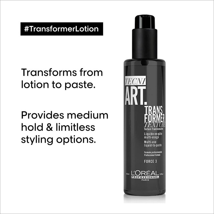 L'ORÉAL PROFESSIONNEL Tecni.Art | Transformer Texture | Liquid-to-Paste (150ml/5.1oz)