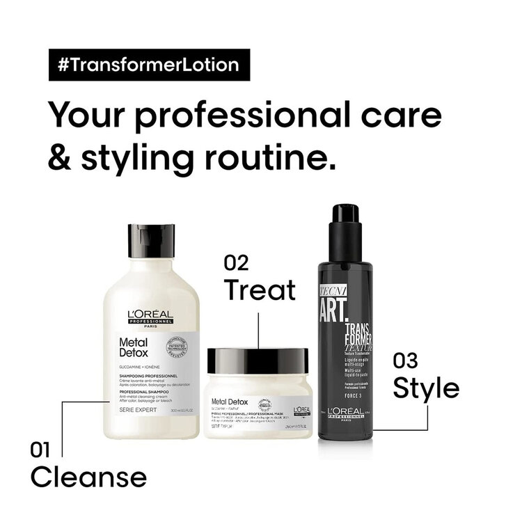 L'ORÉAL PROFESSIONNEL Tecni.Art | Transformer Texture | Liquid-to-Paste (150ml/5.1oz)