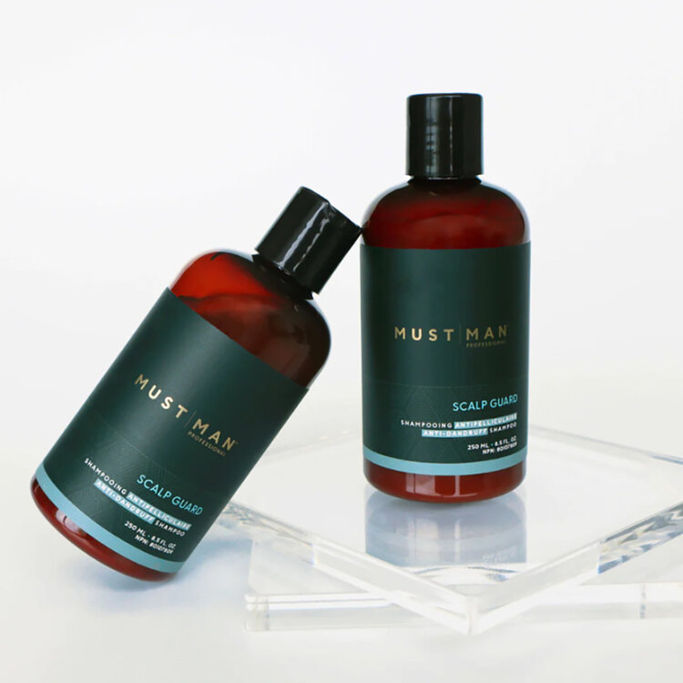 MUST | MAN Professional Scalp Guard | Shampooing Antipelliculaire  – Apaise le cuir chevelu et réduit les pellicules