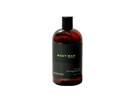 MUST | MAN Professional Polished | Clear Shaving Gel 500 ml / 16 oz
