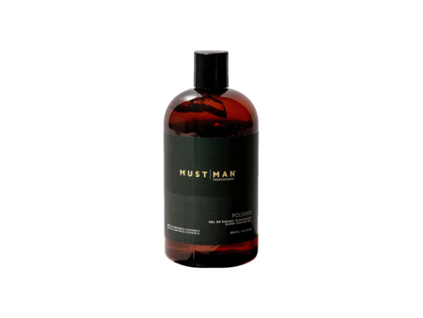 MUST | MAN Professional Polished | Gel de Rasage Transparent 500 ml / 16 oz