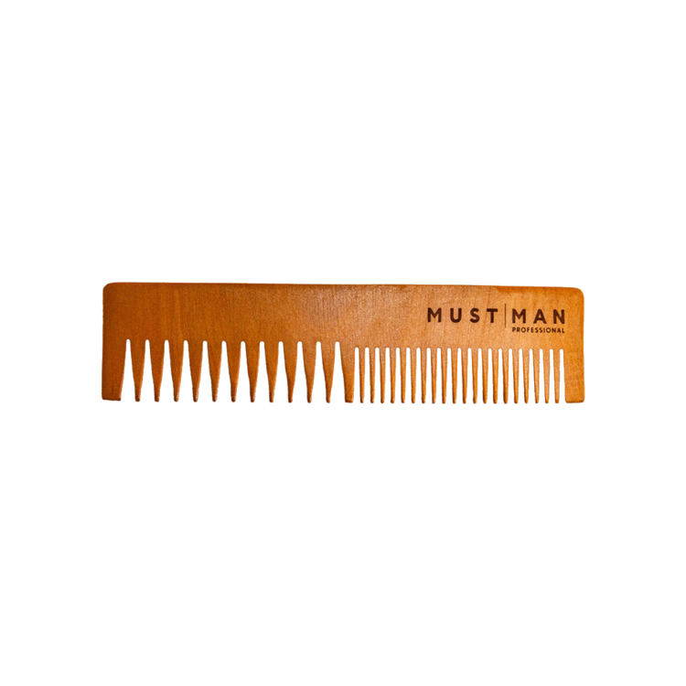 MUST | MAN Proffessional Styling Hero | Peach Wood Comb