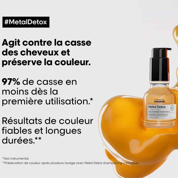 L'ORÉAL PROFESSIONNEL Serie Expert | Metal Detox | Concentrated Oil 50ml (1.69 fl. oz)