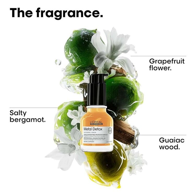 L'ORÉAL PROFESSIONNEL Serie Expert | Metal Detox | Huile Concentrée 50ml (1.69 fl. oz)