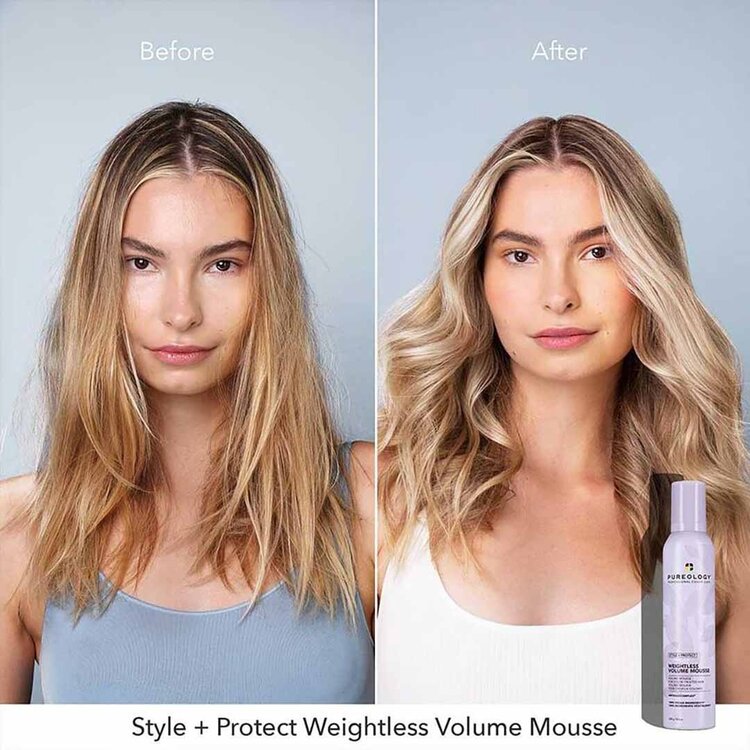 PUREOLOGY Style + Protect | Weightless Volume Mousse - Lightweight Volume Mousse (238g/8.4oz)