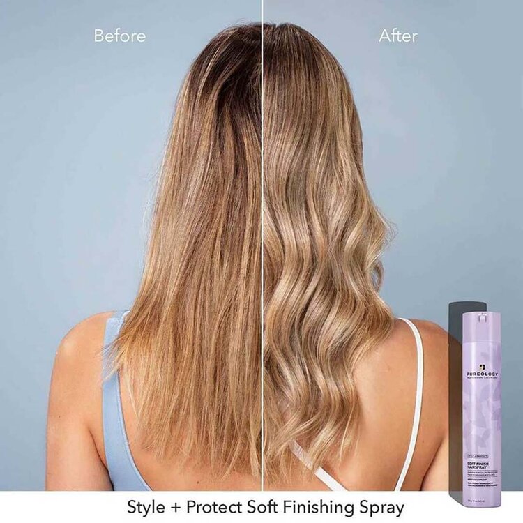 PUREOLOGY Style + Protect | Soft Finish . Fixatif