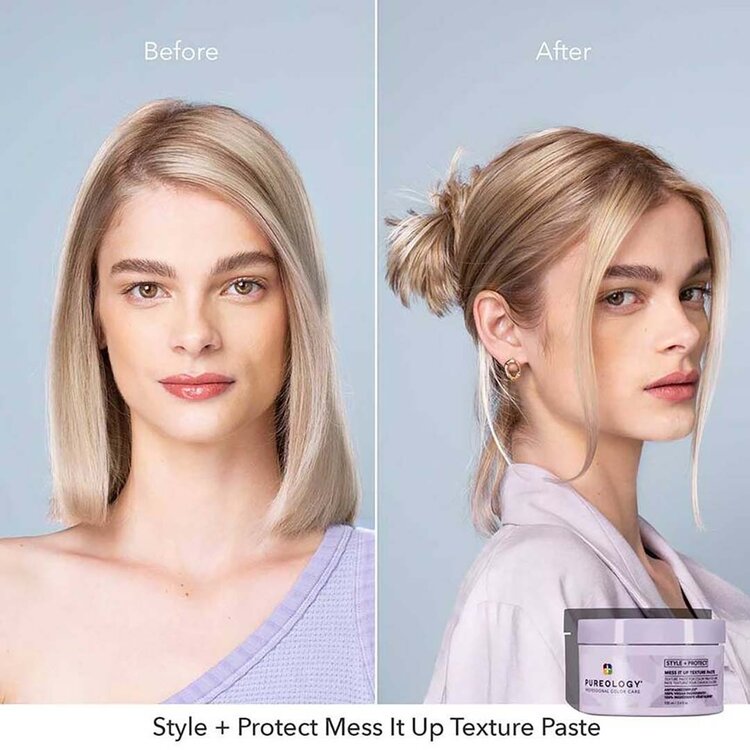 PUREOLOGY Style + Protect | Mess It Up - Texture Paste (100ml/3.4oz)